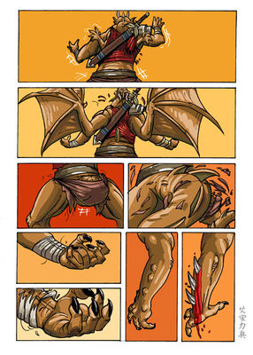 Dragoniade (Anthro) Transformation (Bloody) 3/4
Commission by Solidasp (with blood)
Keywords: Solidasp;Dragoniade Anthro;Dragon TF